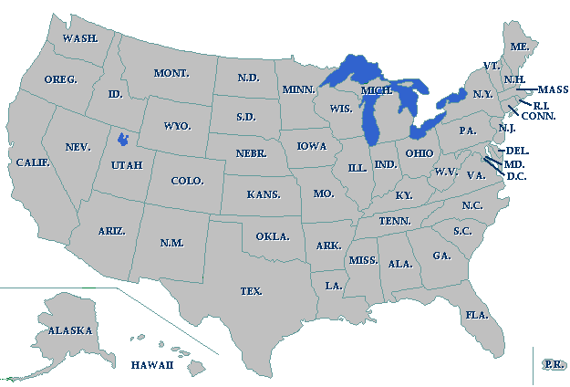 Us Map South