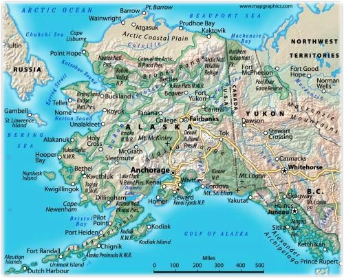 Map Alaska