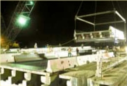 Photo of Richmond-San Rafael Bridge during construction