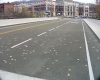 Fiber-reinforced polymer deck and sidewalks on Market Street Bridge in Wheeling, West Virginia. Click for larger version of image.