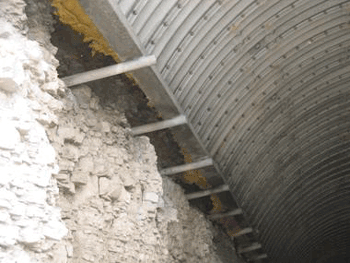 Bulones de roca (espigas) Apoyar Liner, la I-75 Lima Ohio subterráneo