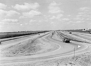 Photo: AASHO Road Test track, near Ottawa, IL.