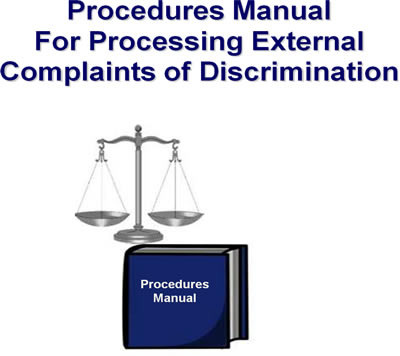 Cover of Procedures Manual For Procesing External Complaints of Discrimination