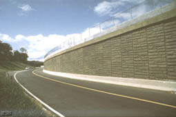 Figure 2: Typical retaining walls that may be used in trenching Randolph Road