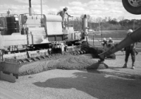 photo of paving operation
