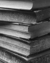 Photo of a stack of books