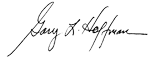 Gary L. Hoffman's signature