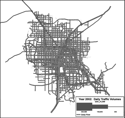 Figure 2: 2002 Daily Traffic Volumes