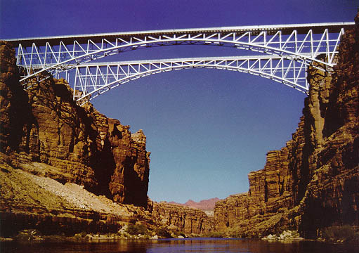 Navajo Bridge Over Grand Canyon