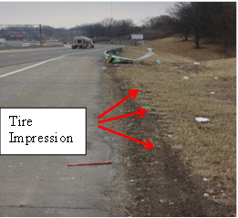 Photo 8 shows approach roadway for Case #2B010