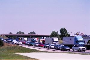 Congested roadway