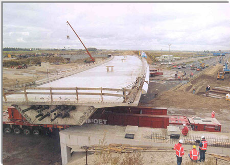 Self-Propelled Modular Transporters