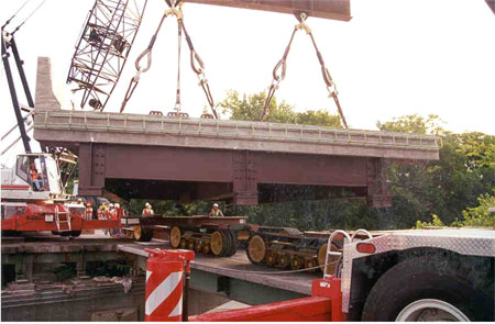 James River Bridge construction