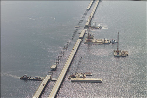 IH-10 Bridge over Escambia Bay, Florida construction