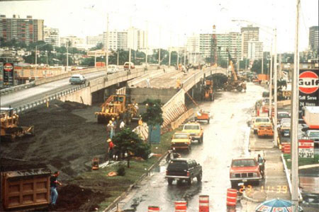 Baldorioty de Castro Avenue construction