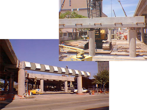 IH45 / Pierce Elevated, Texas construction
