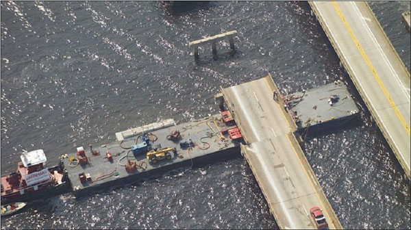 I-10 over Escambia Bay, Florida construction