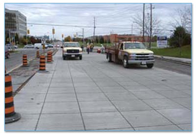The Colorado Department of Transportation began a series of successful whitetopping projects using TWT technology, with more than 705,000 square yards of concrete placed to date.