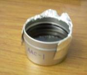 Step 4.3. Mold foil onto container for good seal.