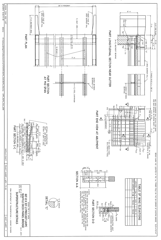 Figure 36. Diagram. Bridge plans, page 7