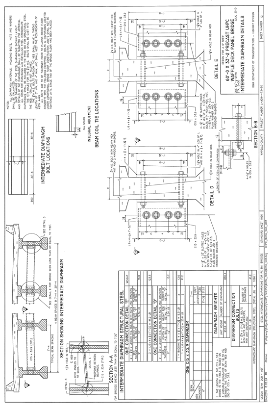 Figure 41. Diagram. Bridge plans, page 12