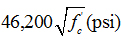formula for elastic modulus