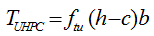 Figure 29. Equation. UHPC tension force.