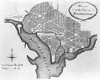 Pierre Charles L'Enfant's Plan of the City of Washington.