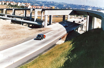 California - The I-580 & I-238 interchange in Alameda County closed the gap on two vital highways. (Caltrans photo)