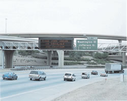 Photo of Variable message sign