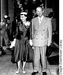 Mr. and Mrs. Dwight Eisenhower in 1956 (Source: Dwight Eisenhower Library)