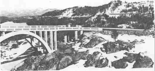Donner Pass Historical Site Bridge Constructed by BPR in 1926 Cy Bruning, Resident Engineer