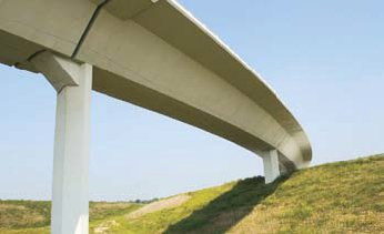 The I-70 ramp west of Indianapolis, a Fast Track project.