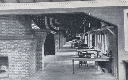 South Yarmouth 'Workshop' of the  National Highways Association.  Part of the General Offices, looking at the Editorial Department.