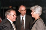 Kevin (center) and Anne Heanue with Clyde Pyers of the Maryland Department of Transportation