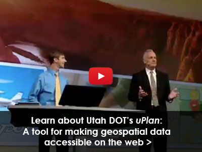 Learn about Utah DOT's uPlan: A tool for making geospatial data accessible on the web.