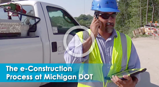 e-Construction Process at Michigan DOT video