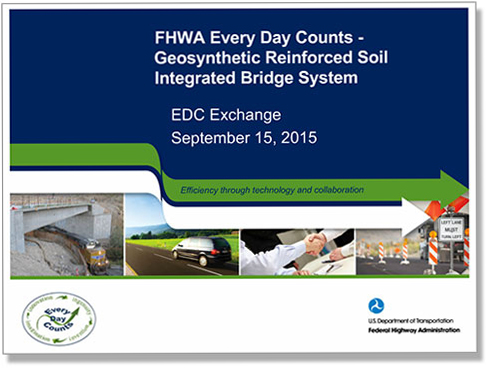 EDC Exchange: Geosynthetic Reinforced Soil-Integrated Bridge System