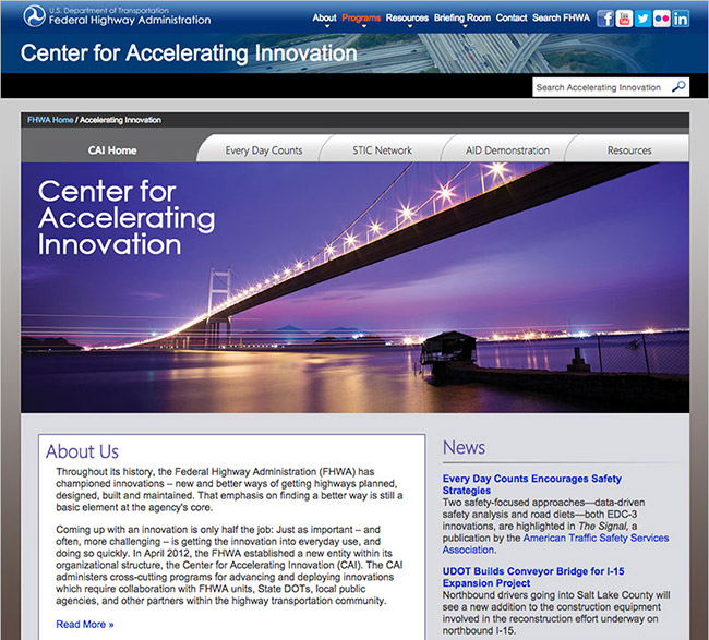 Center for Accelerating Innovation Website