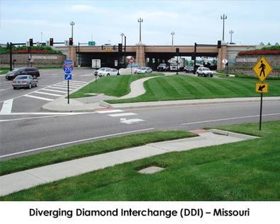 Dorsett Rd. Diverging Diamond Interchange (DDI)