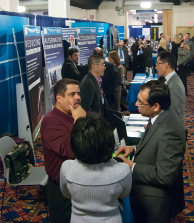 FHWA's Center for Accelerating Innovation displays  at the TRB annual meeting drew visitors interested in learning how deploying   innovation is improving the nation's highway system.
