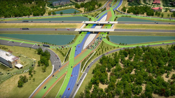 Watch a video that explains Florida’s first diverging diamond interchange, the nation’s largest.