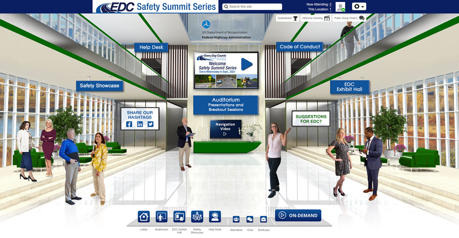 View any of the Safety Summit sessions on demand from the virtual conference platform website.