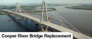 The Cooper River Bridge replacement was financed by a loan from the South