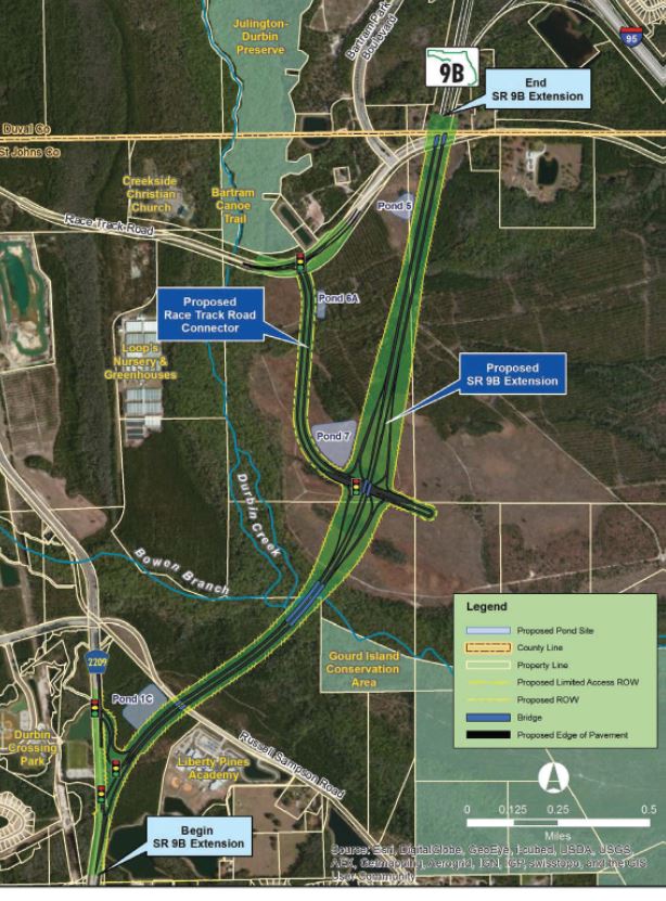 State Road 9B Extension – Phase 3, Duval and St. Johns Counties, Florida