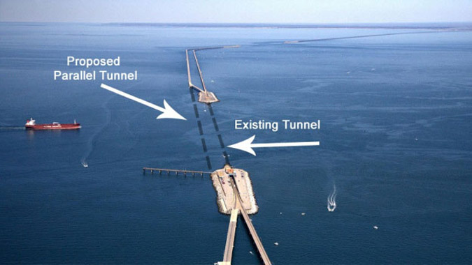 Parallel Thimble Shoal Tunnel - Hampton Roads to Eastern Shore, Virginia