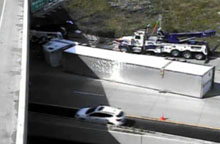I-94 Truck Rollover picture 1
