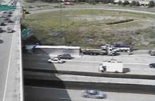 I-94 truck rollover picture 4