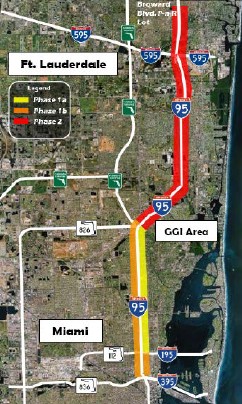 Miami UPA (I-95) map
