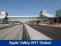 Apple valley BRT Station